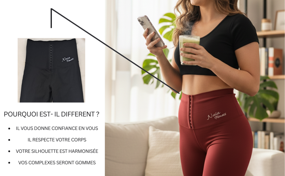 Legging qui harmonise votre silhouette - satisfait ou remboursé